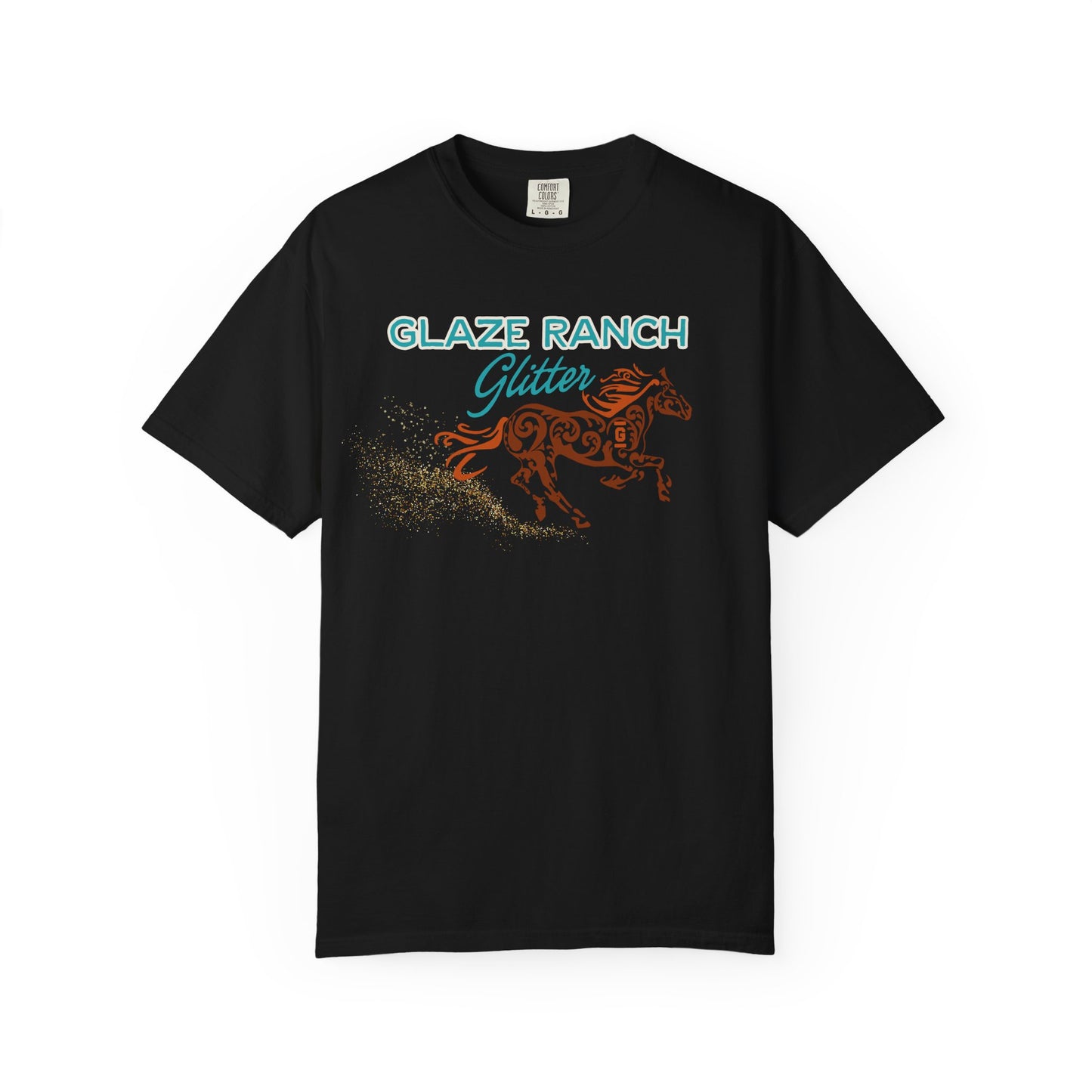 Glaze Ranch Glitter Dust Colored T-shirt