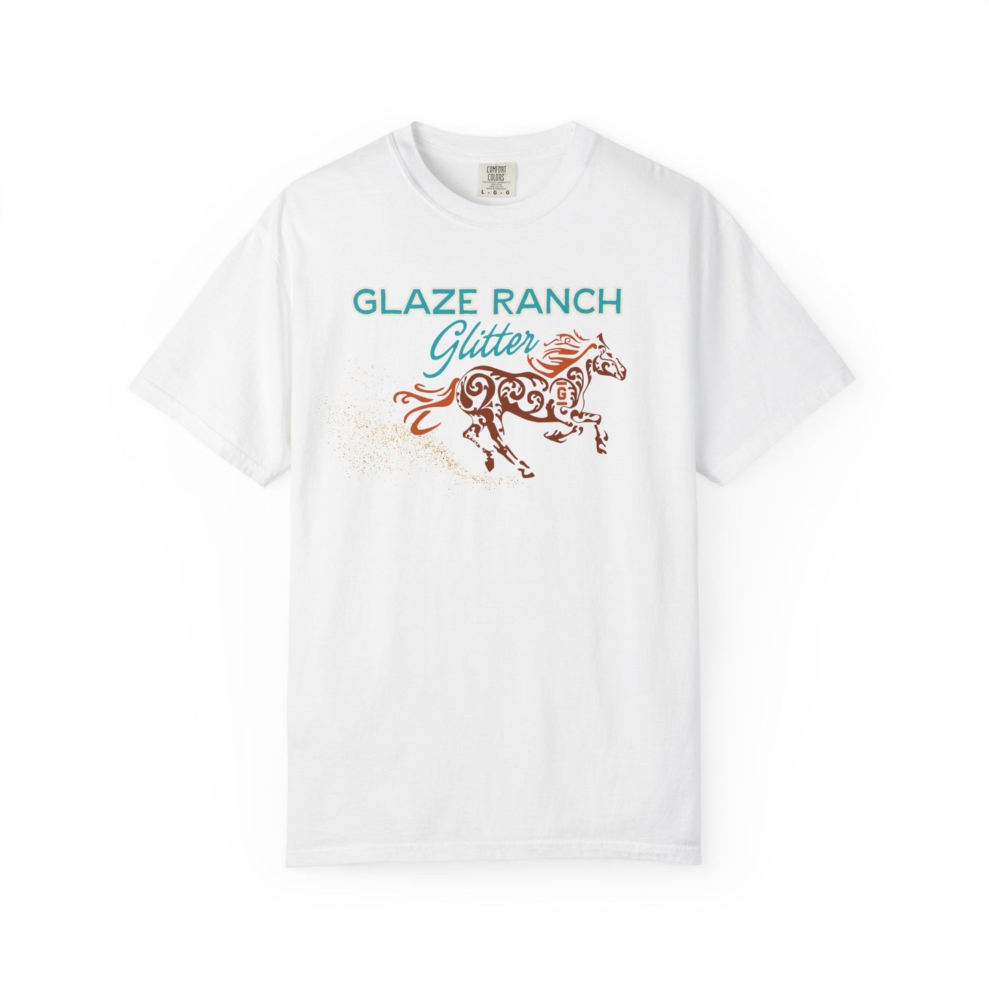 Glaze Ranch Glitter Dust Colored T-shirt