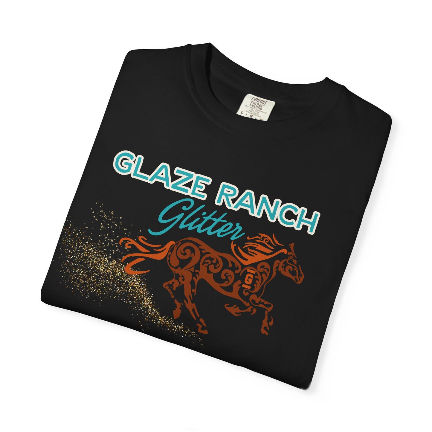 Glaze Ranch Glitter Dust Colored T-shirt