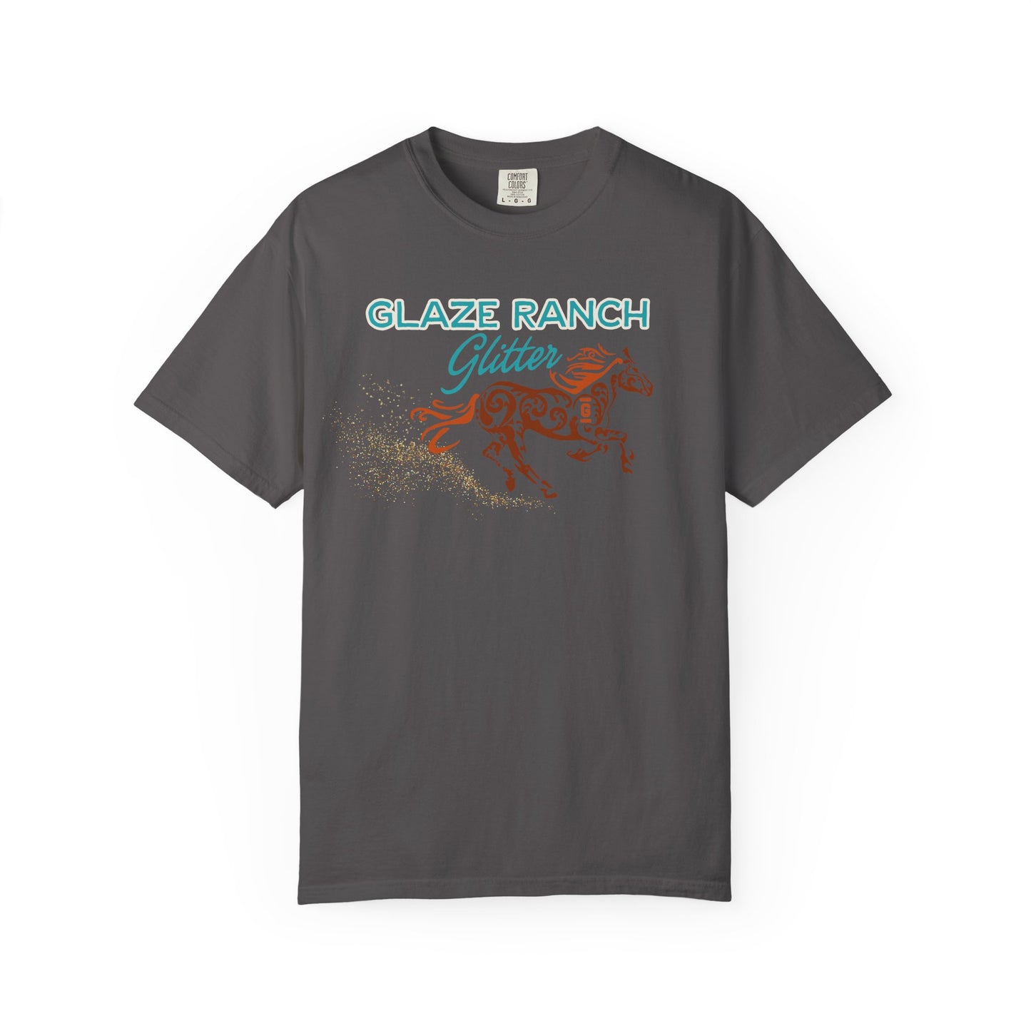 Glaze Ranch Glitter Dust Colored T-shirt
