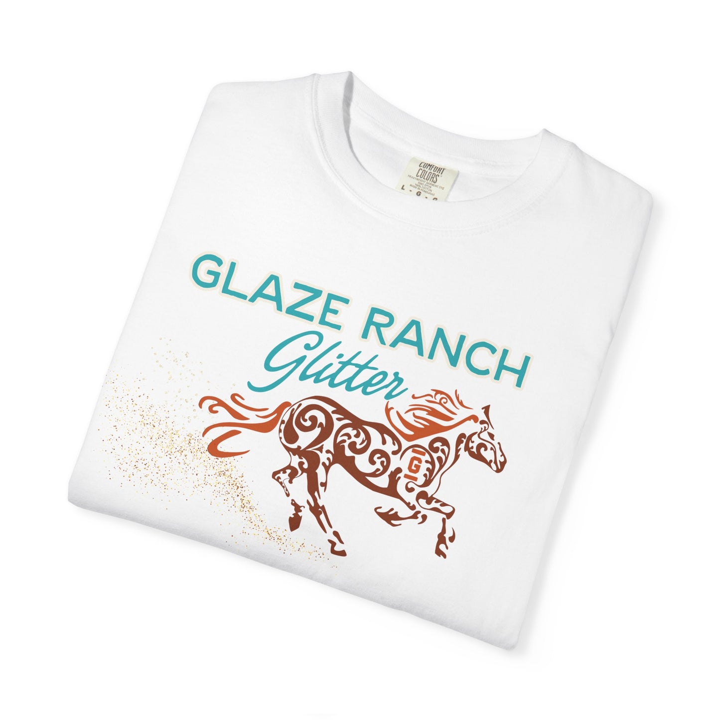 Glaze Ranch Glitter Dust Colored T-shirt