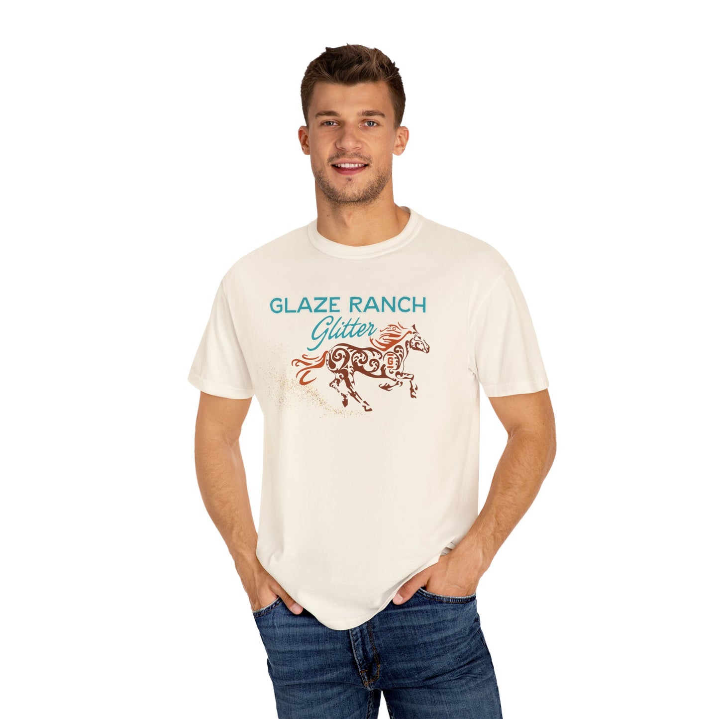 Glaze Ranch Glitter Dust Colored T-shirt