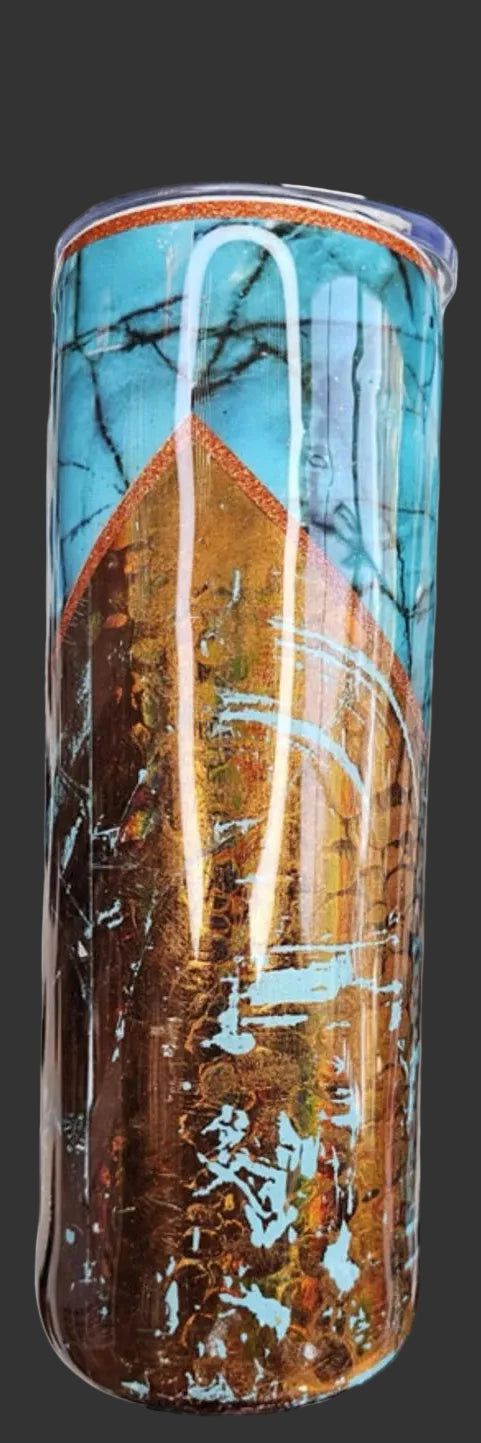 You had me at horses-distressed 20 oz. tumbler
