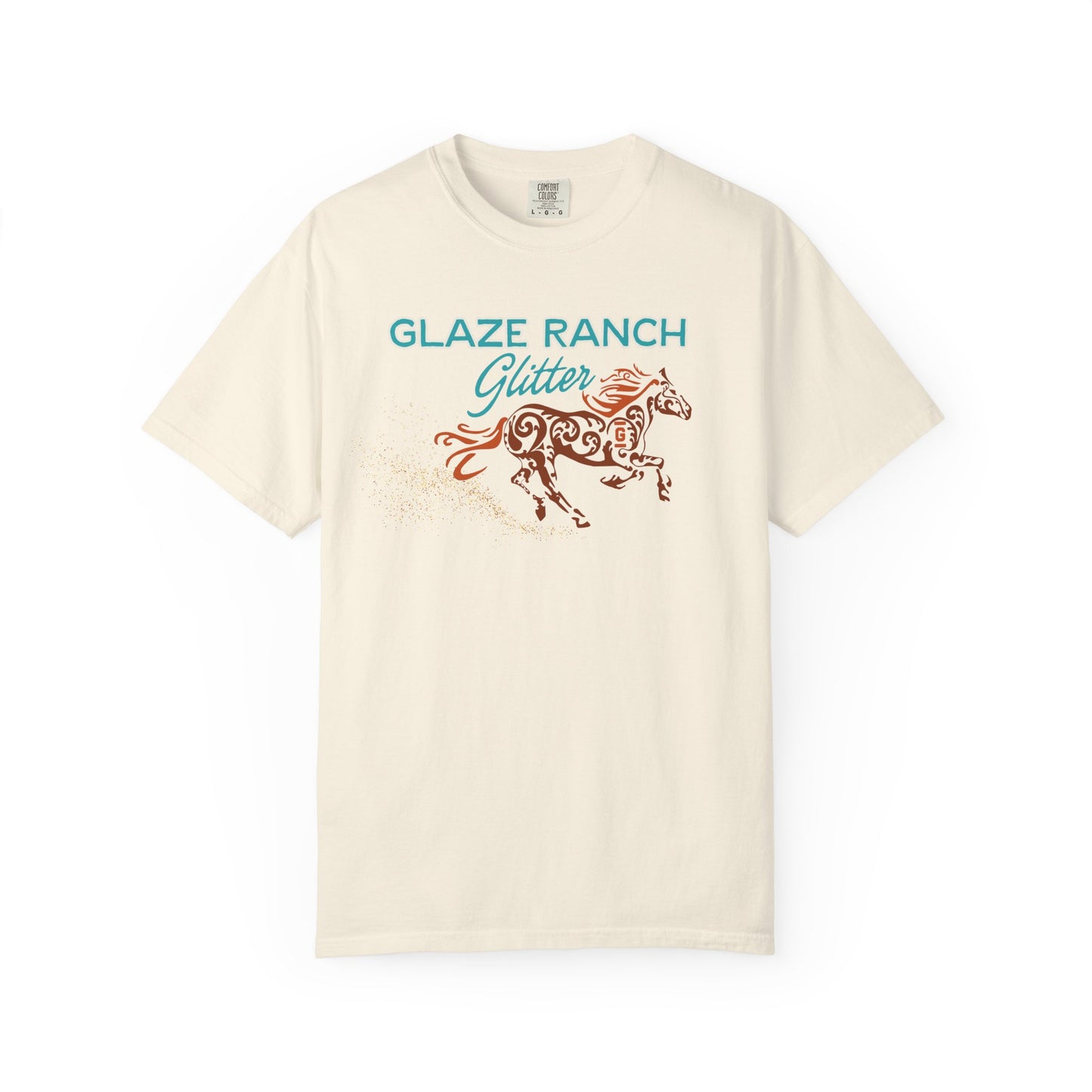 Glaze Ranch Glitter Dust Colored T-shirt