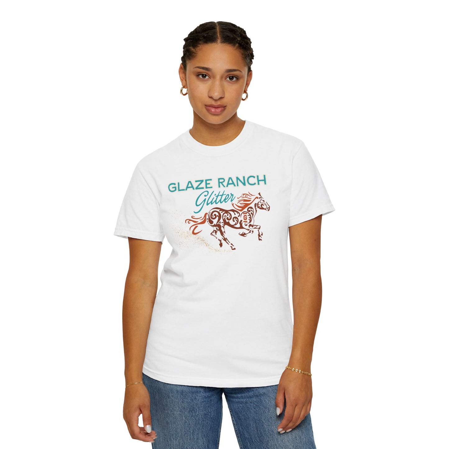 Glaze Ranch Glitter Dust Colored T-shirt