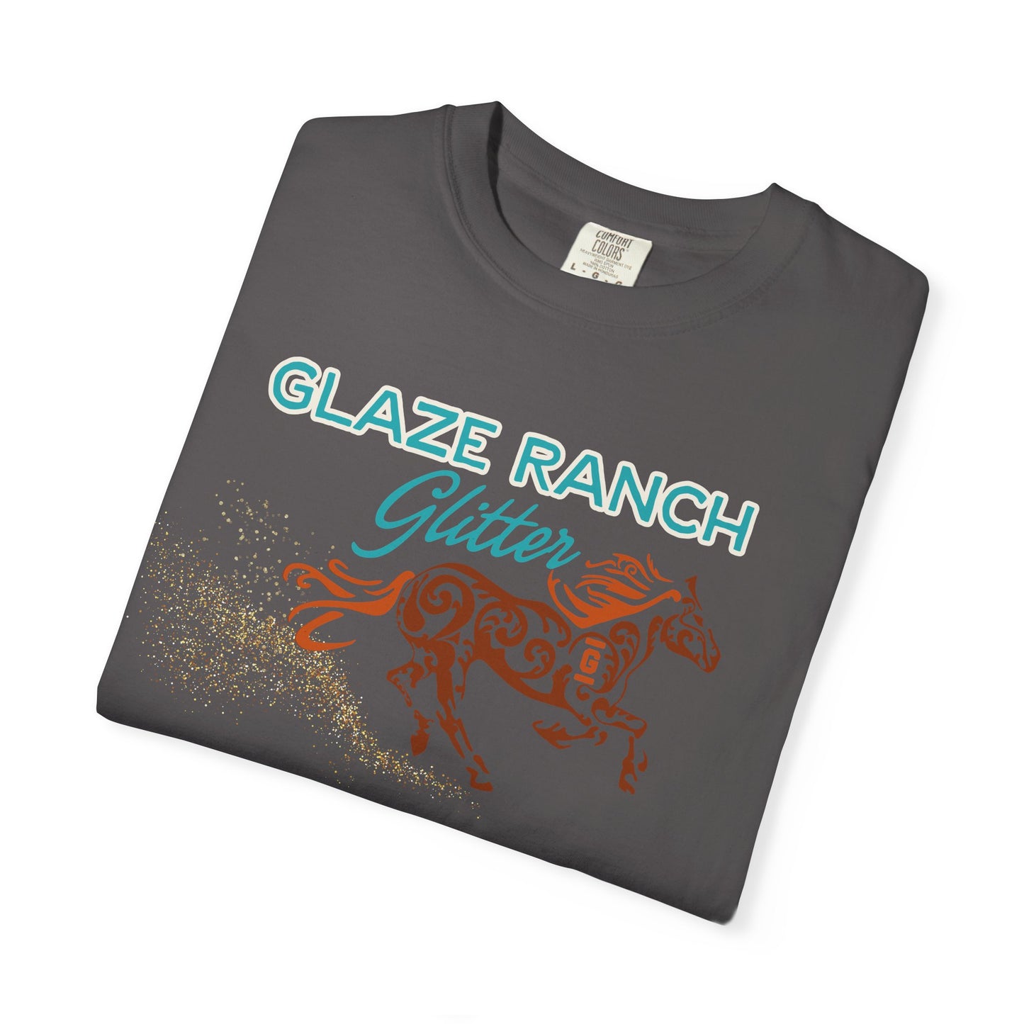 Glaze Ranch Glitter Dust Colored T-shirt