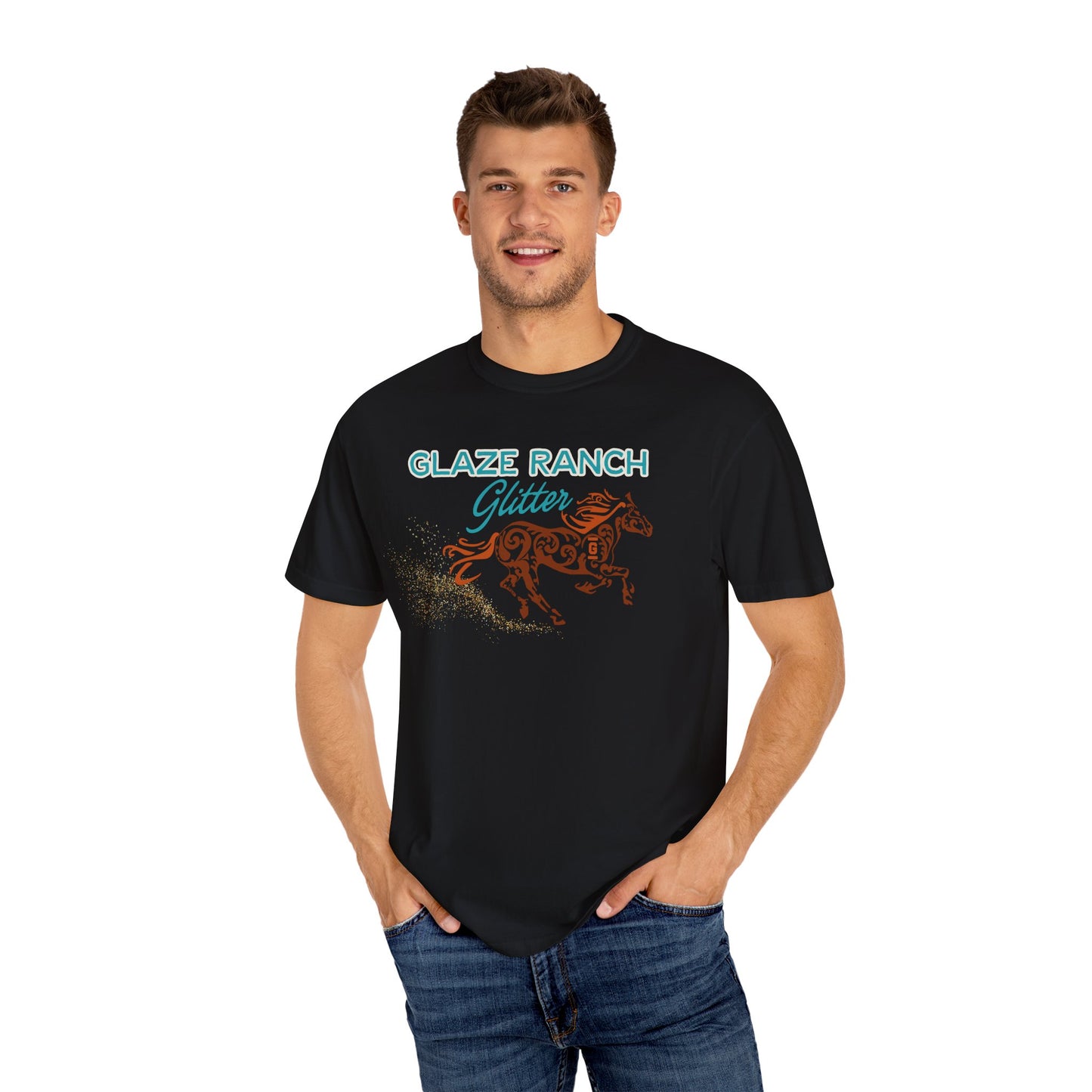 Glaze Ranch Glitter Dust Colored T-shirt