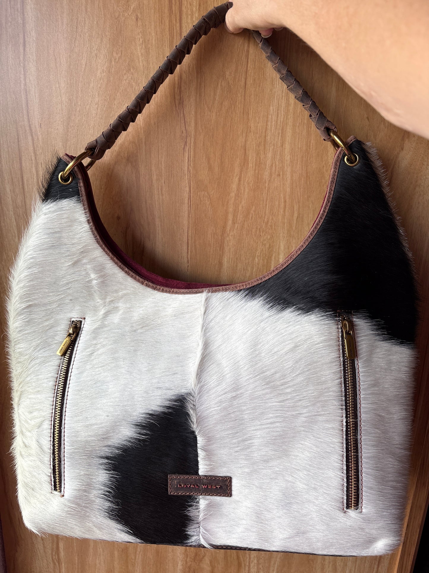 Kris Loyal West Large Purse-in Cowhide and Calfskin