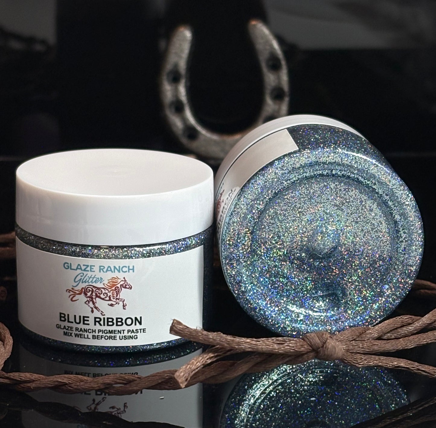Blue Ribbon Glitter Pigment Paste