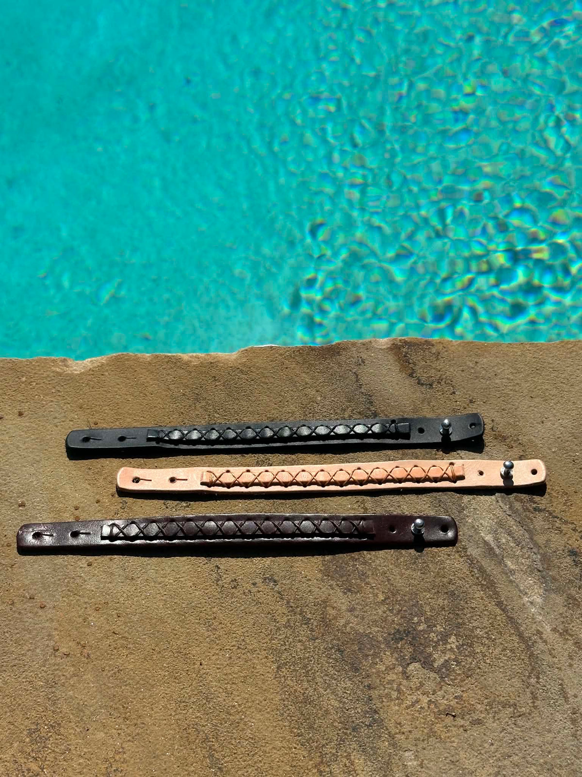 Pranee X-Threaded Leather Bracelet