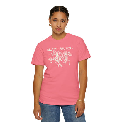 Glaze Ranch Glitter Garment-Dyed Unisex T-shirt
