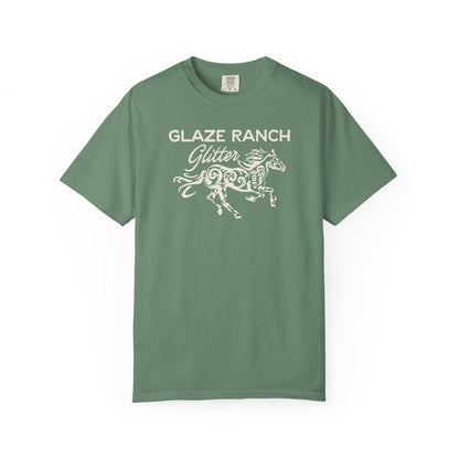 Glaze Ranch Glitter Garment-Dyed Unisex T-shirt
