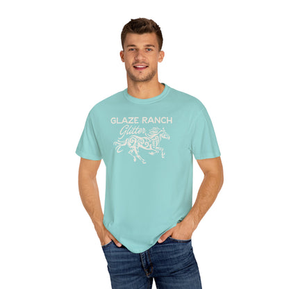 Glaze Ranch Glitter Garment-Dyed Unisex T-shirt