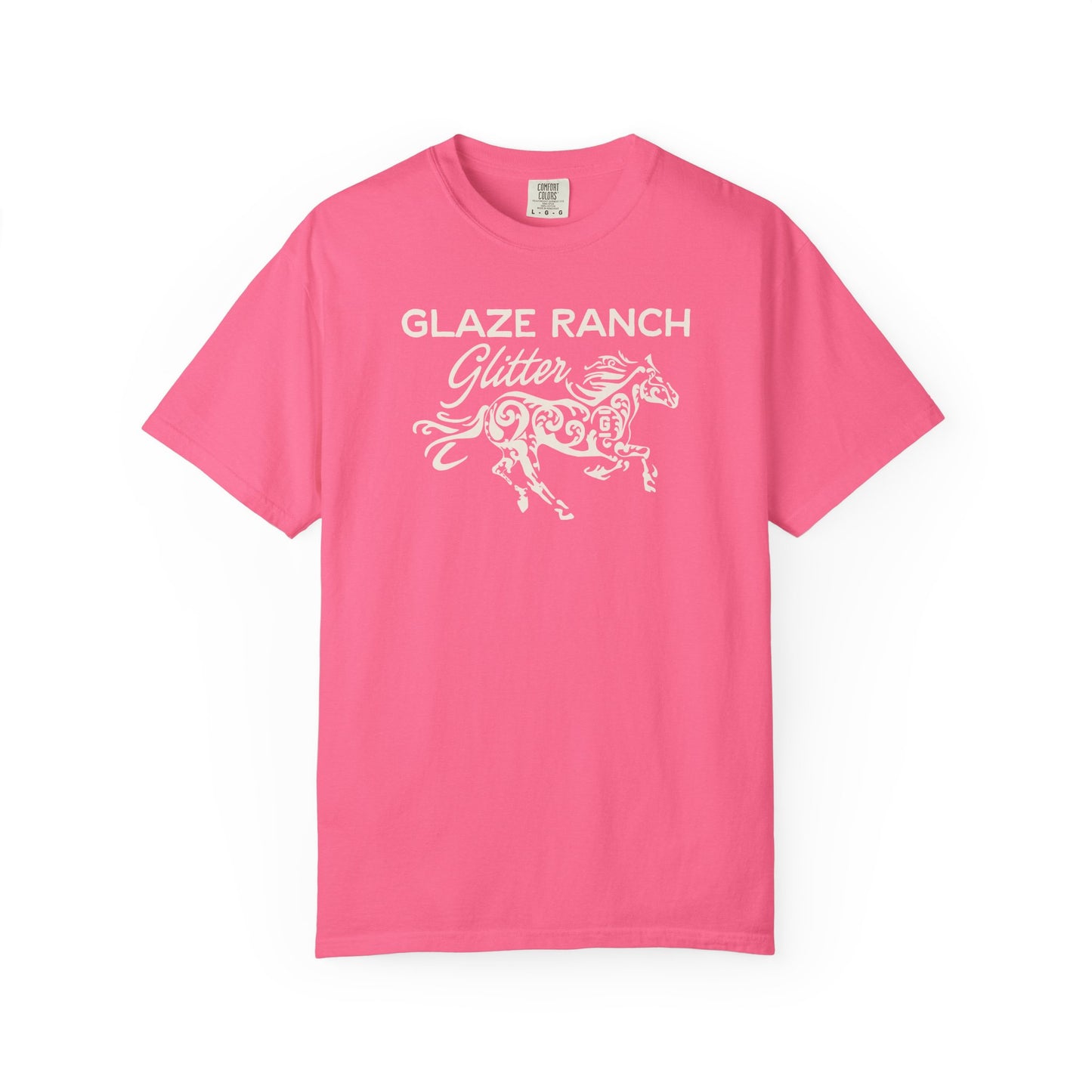 Glaze Ranch Glitter Garment-Dyed Unisex T-shirt