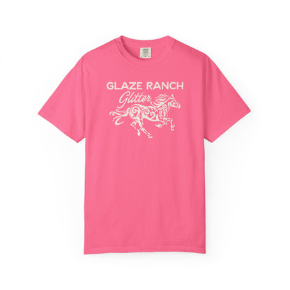 Glaze Ranch Glitter Garment-Dyed Unisex T-shirt