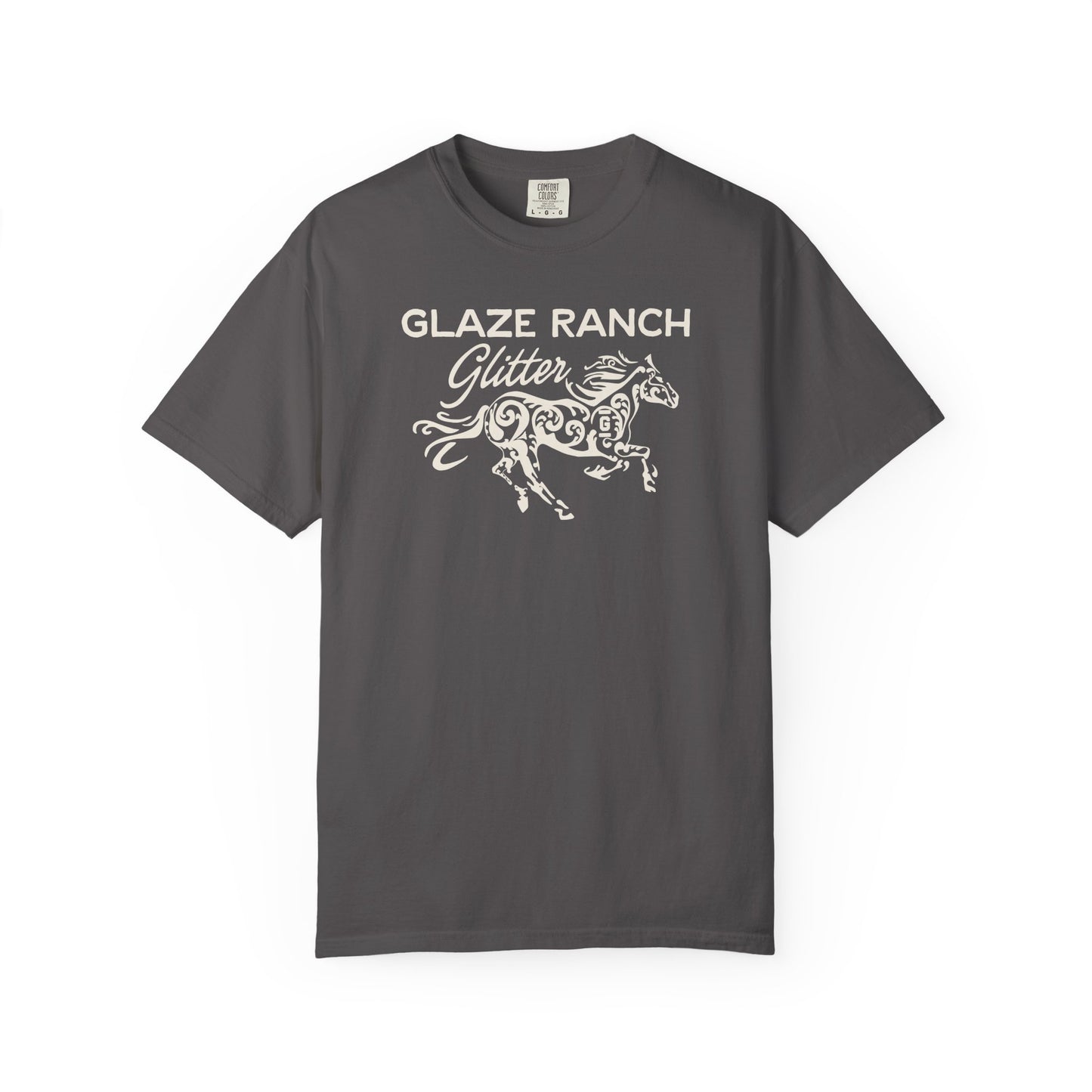 Glaze Ranch Glitter Garment-Dyed Unisex T-shirt