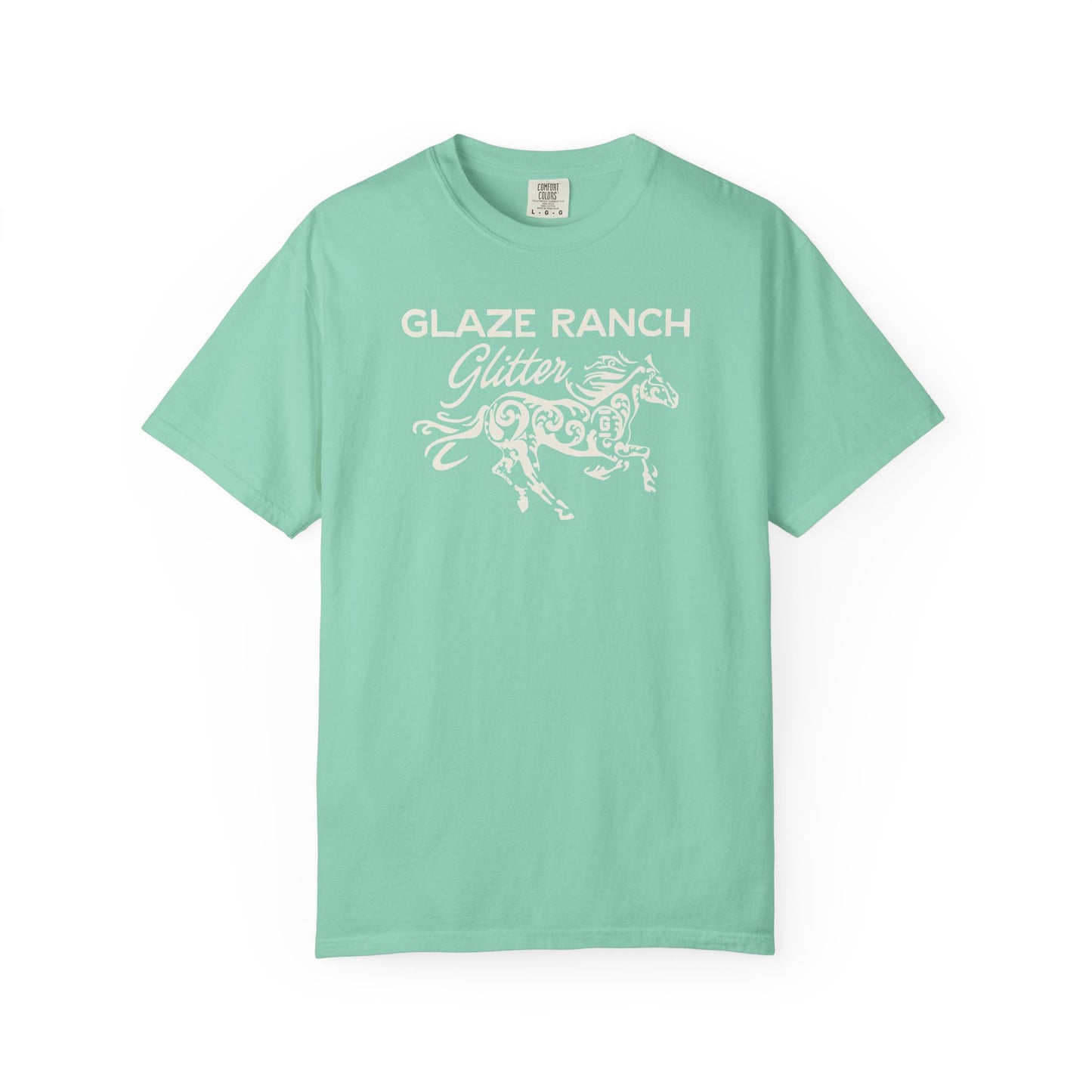 Glaze Ranch Glitter Garment-Dyed Unisex T-shirt