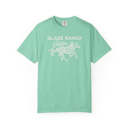Glaze Ranch Glitter Garment-Dyed Unisex T-shirt