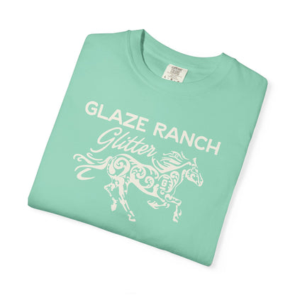 Glaze Ranch Glitter Garment-Dyed Unisex T-shirt