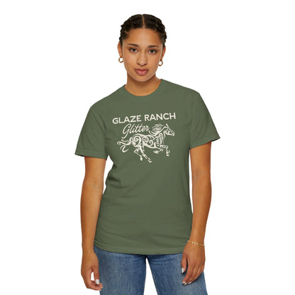 Glaze Ranch Glitter Garment-Dyed Unisex T-shirt