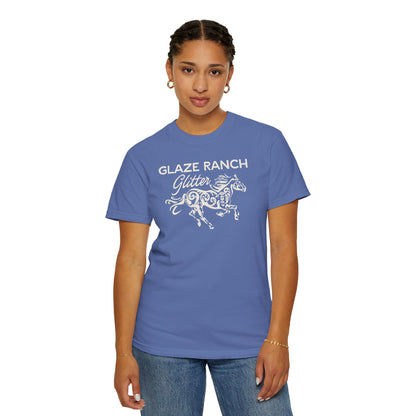 Glaze Ranch Glitter Garment-Dyed Unisex T-shirt