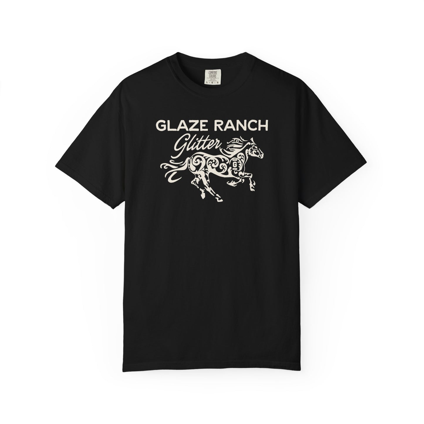 Glaze Ranch Glitter Garment-Dyed Unisex T-shirt