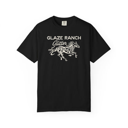 Glaze Ranch Glitter Garment-Dyed Unisex T-shirt