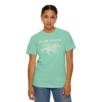 Glaze Ranch Glitter Garment-Dyed Unisex T-shirt