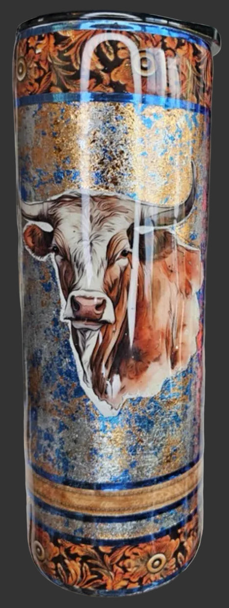 Bull Leather 20 oz. Tumbler