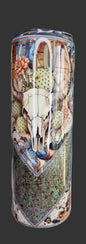 Cactus Skull V-split 20 oz. Tumbler