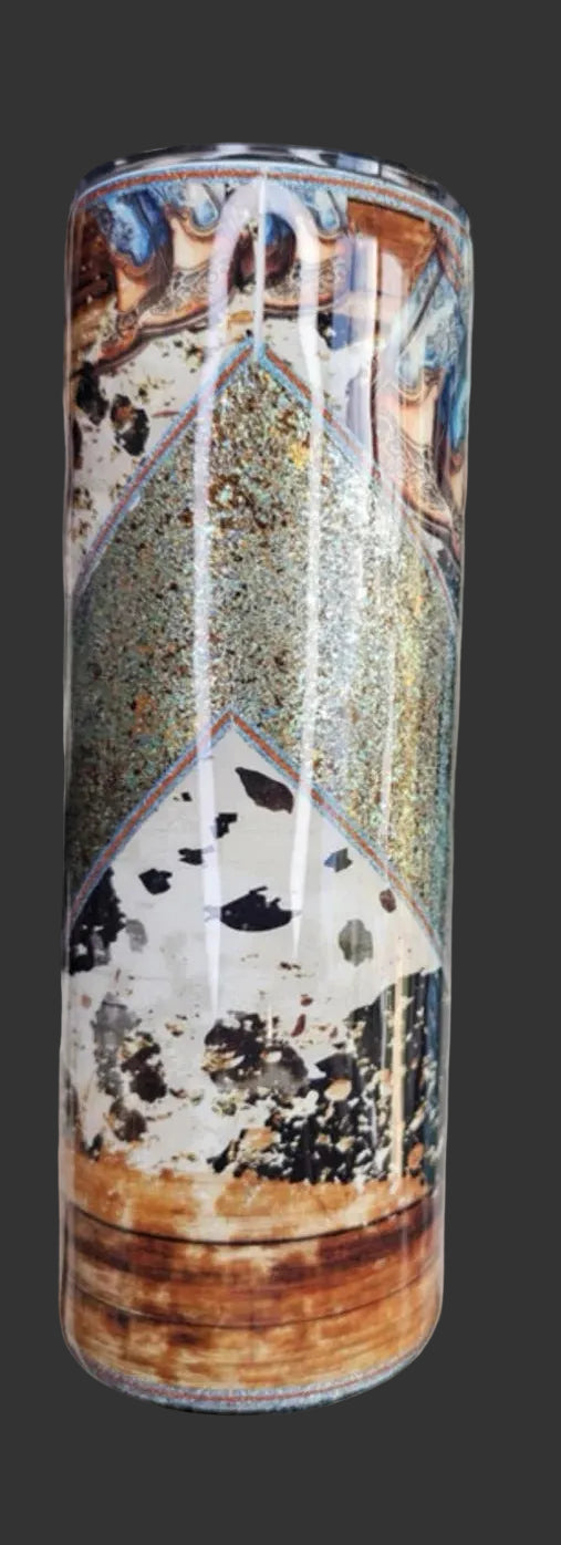 Cactus Skull V-split 20 oz. Tumbler