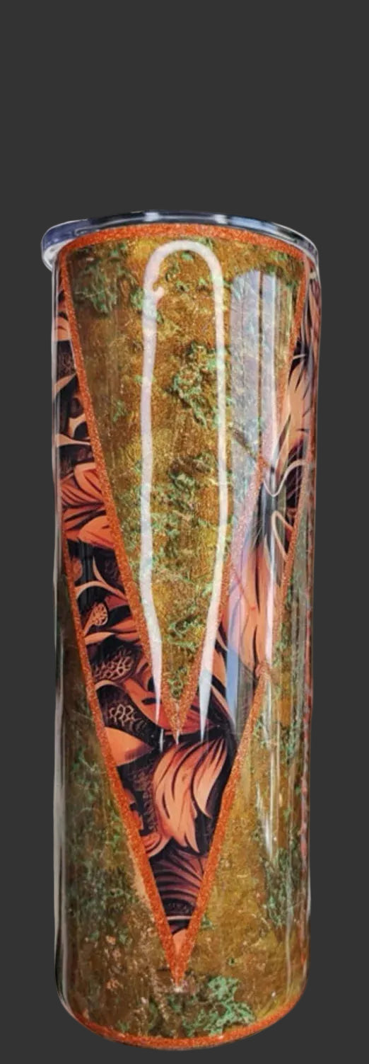 Cowgirl Deep V Split 20 oz. tumbler