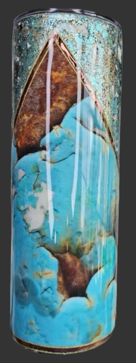 Turquoise Vintage Cowgirl 20 oz. Tumbler