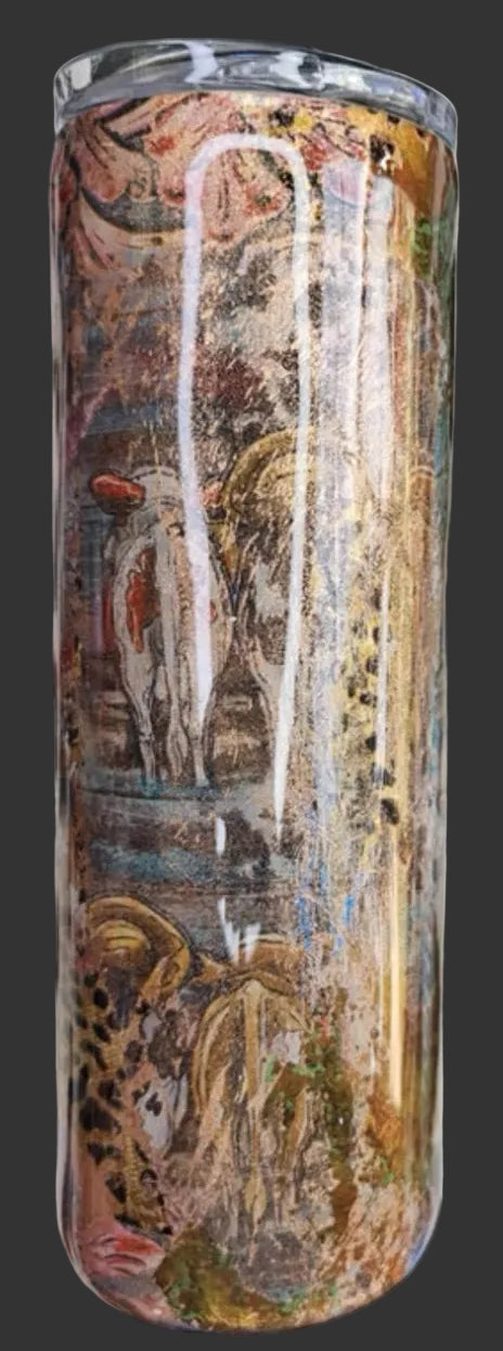 Distressed Western 20 oz. Tumbler