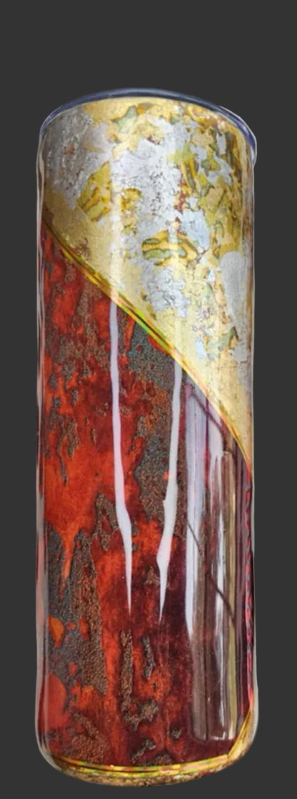 Find someone who grows flowers in the darkest parts of you 20 oz tumbler