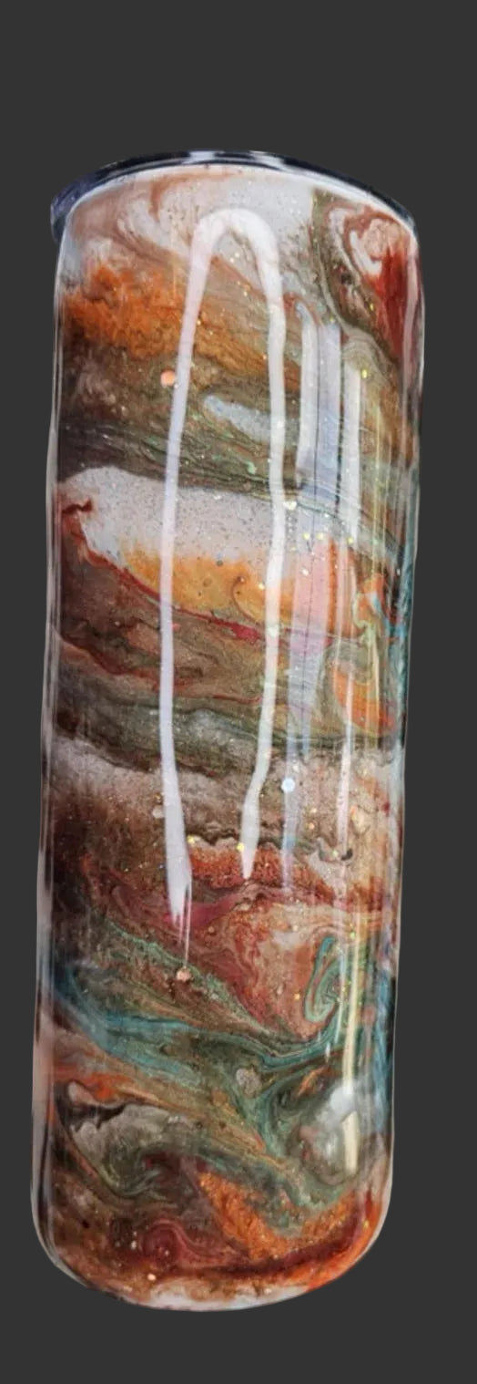 Palomino Floral Ink 20 oz. tumbler