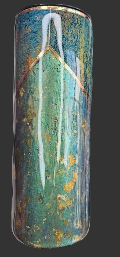 Teal Long Live Cowgirls 20 oz tumbler
