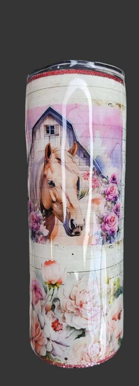 Pink Horse 20 oz. Tumbler