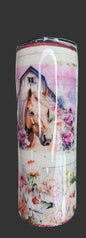 Pink Horse 20 oz. Tumbler