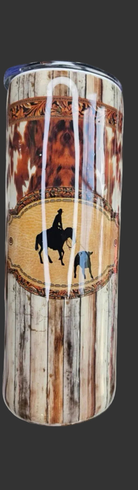 Roping Cowboy 20 oz. Tumbler