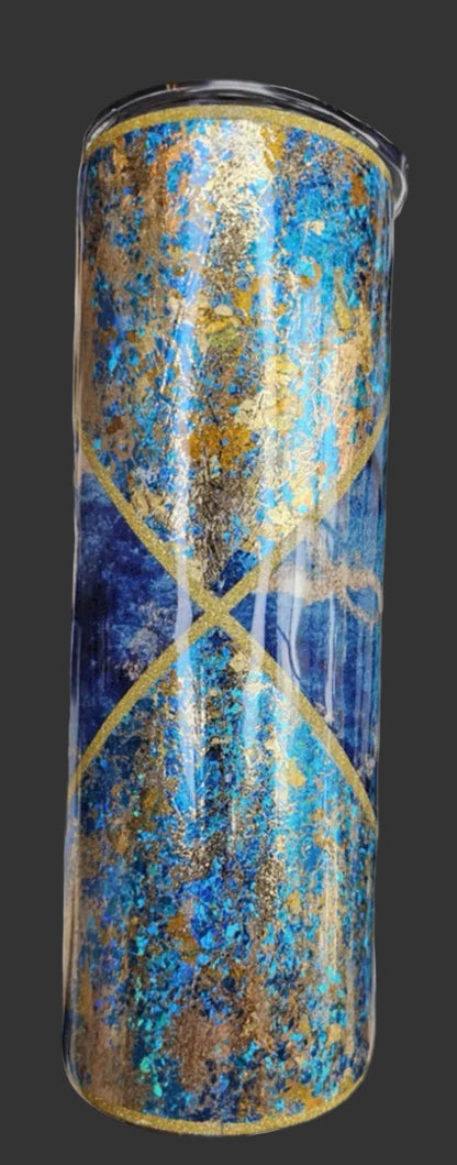 Vintage Royal Blue Long Live Cowgirls 20 oz. Tumbler