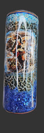 Vintage Royal Glitter Cheetah Cowgirl 20 oz. Tumbler