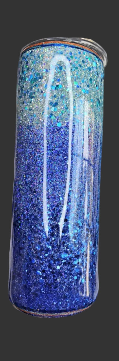 Vintage Royal Glitter Cheetah Cowgirl 20 oz. Tumbler