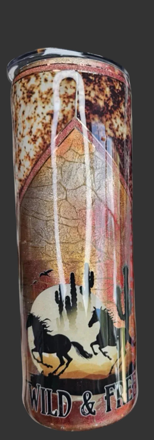 Wild Horses 20 oz. tumbler