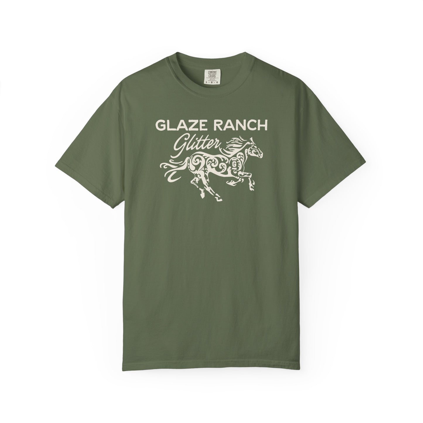 Glaze Ranch Glitter Garment-Dyed Unisex T-shirt