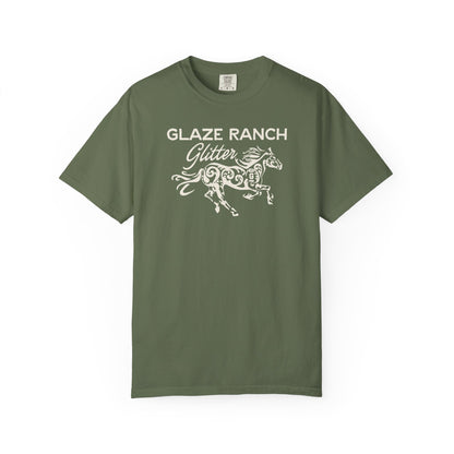 Glaze Ranch Glitter Garment-Dyed Unisex T-shirt