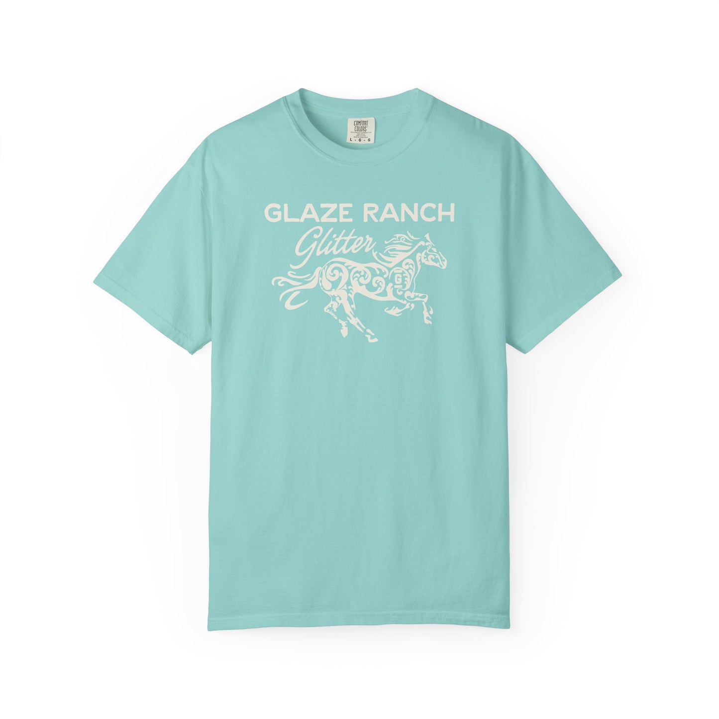 Glaze Ranch Glitter Garment-Dyed Unisex T-shirt