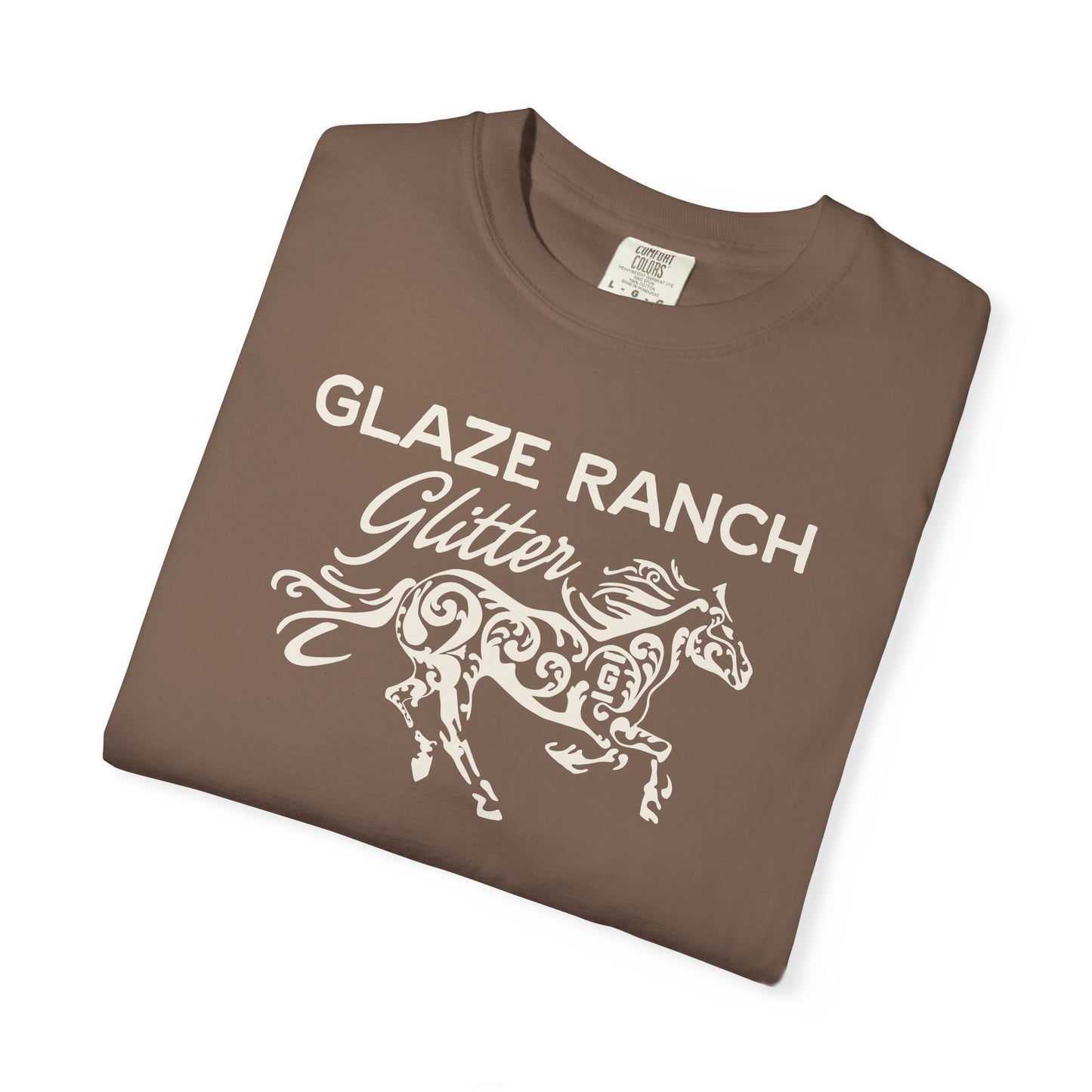 Glaze Ranch Glitter Garment-Dyed Unisex T-shirt
