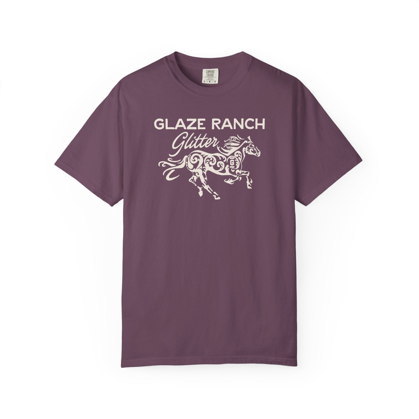 Glaze Ranch Glitter Garment-Dyed Unisex T-shirt