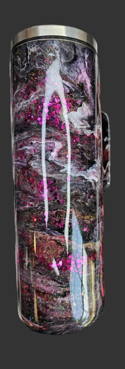 Midnight Blush 30 oz. handled tumbler